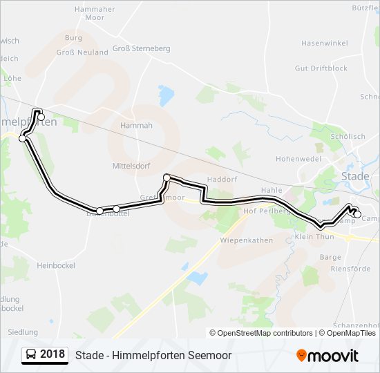 Buslinie 2018 Karte