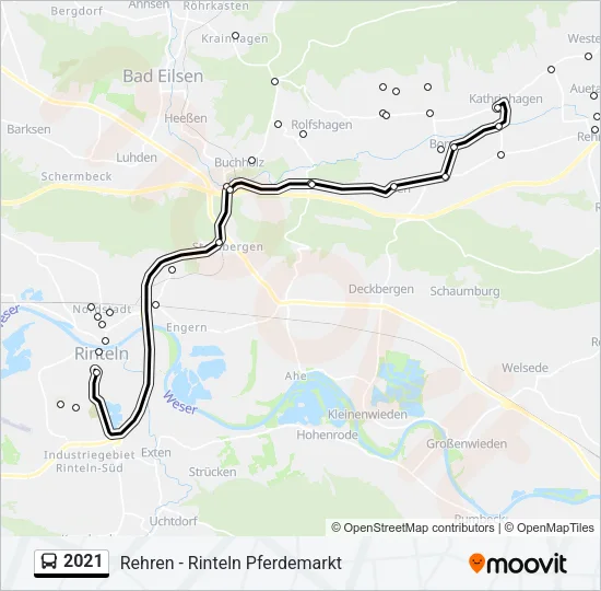 Автобус 2021: карта маршрута