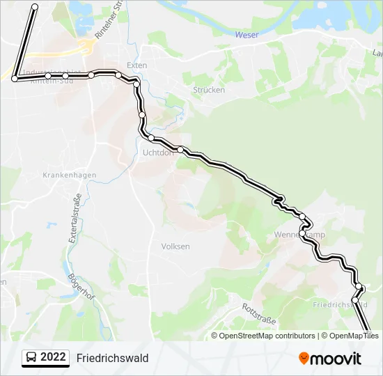 2022 Bus Line Map