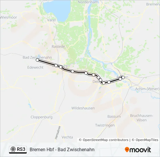 rs3 Route: Schedules, Stops & Maps - Bad Zwischenahn (Updated)