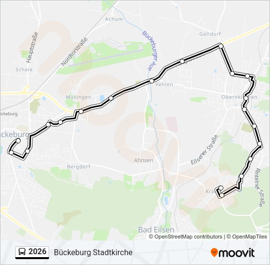 Buslinie 2026 Karte