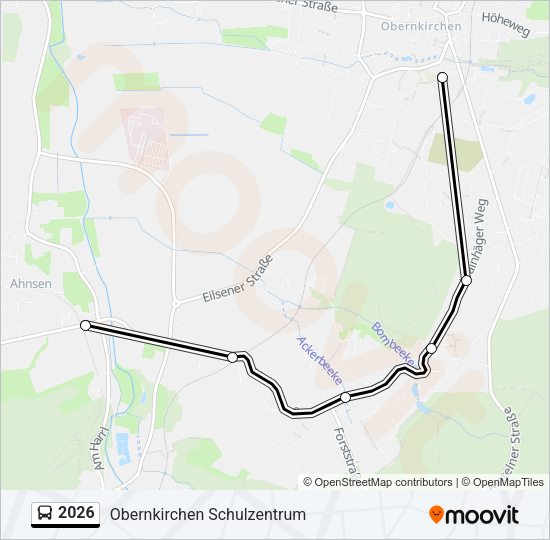 Buslinie 2026 Karte