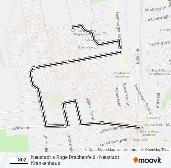 802 Route Schedules, Stops & Maps Neustadt Bahnhof (Zob) (Updated)