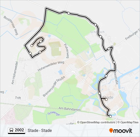 2002 bus Line Map