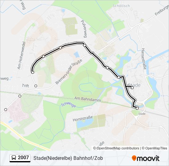 2007 bus Line Map