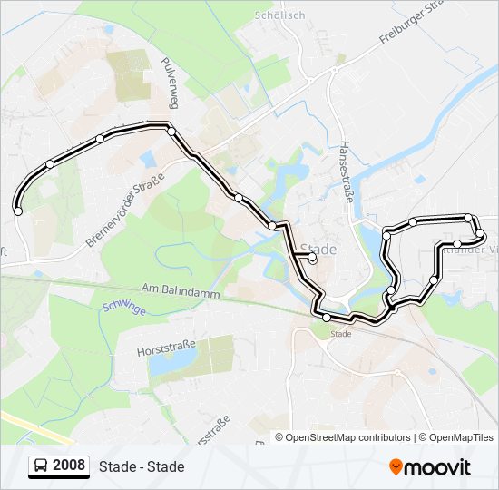 2008 bus Line Map