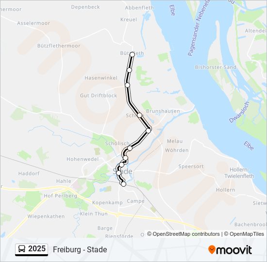 Buslinie 2025 Karte