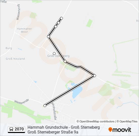 2070 bus Line Map