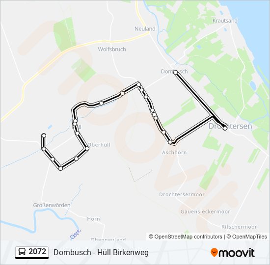 2072 bus Line Map