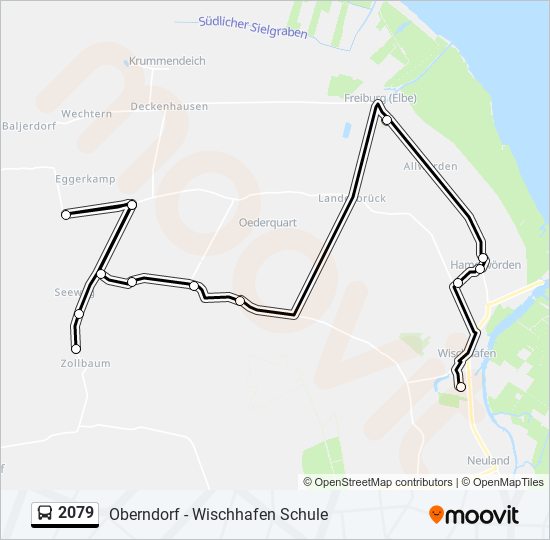 2079 bus Line Map