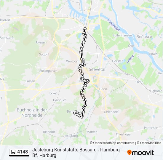 4148 bus Line Map