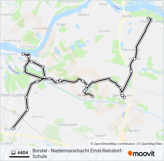 4404 bus Line Map