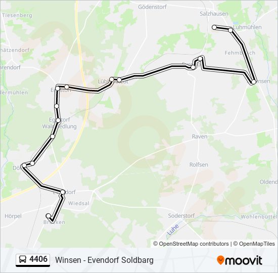 4406 bus Line Map