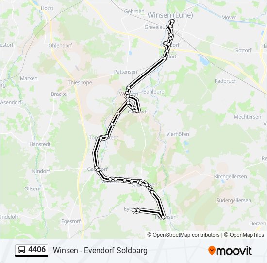 4406 bus Line Map