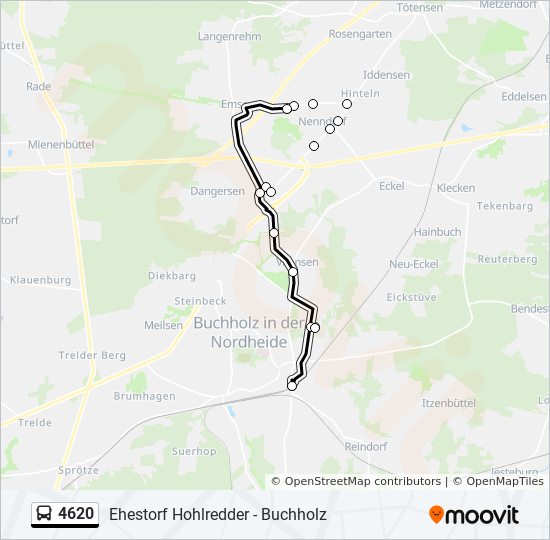 4620 bus Line Map