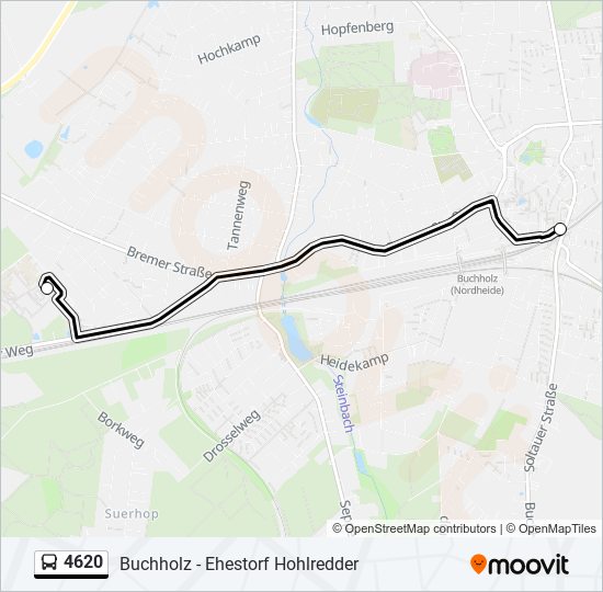 4620 bus Line Map