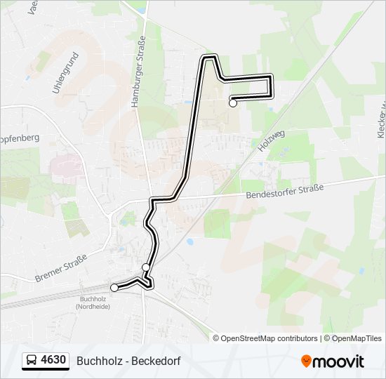 4630 bus Line Map