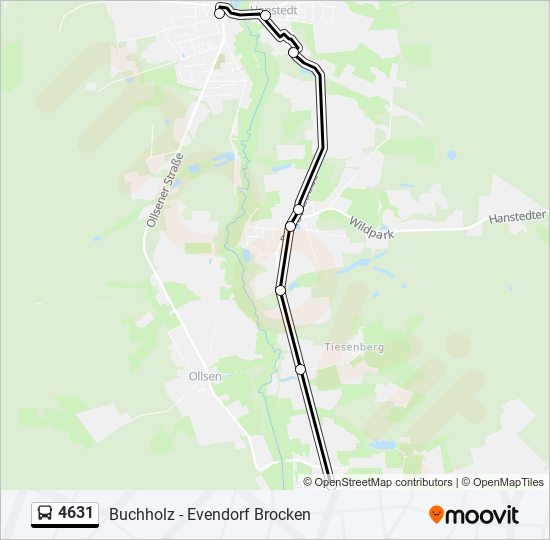 4631 bus Line Map