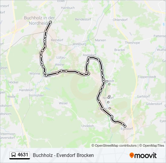 4631 bus Line Map