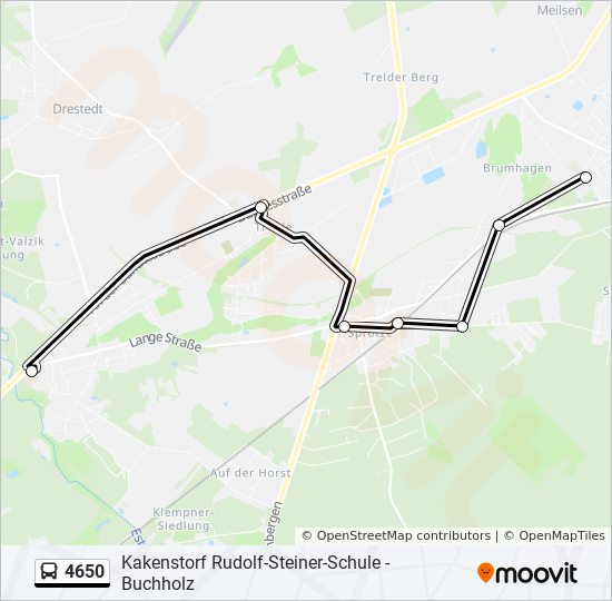 4650 bus Line Map