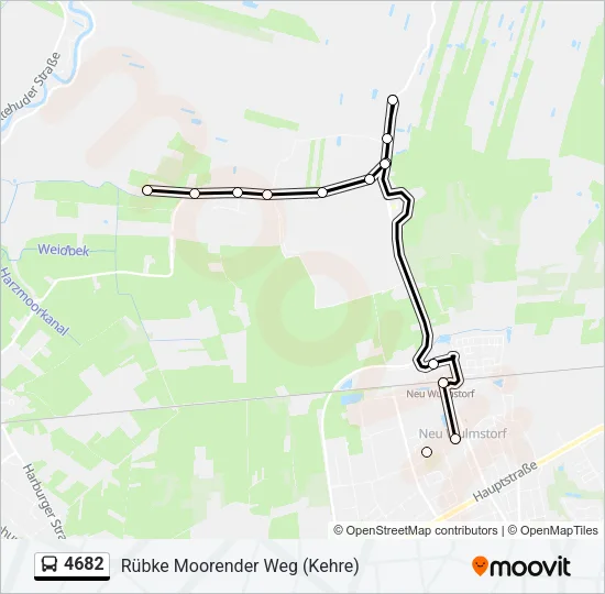 Автобус 4682: карта маршрута