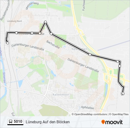 5010 bus Line Map