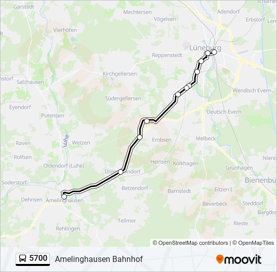 5700 bus Line Map