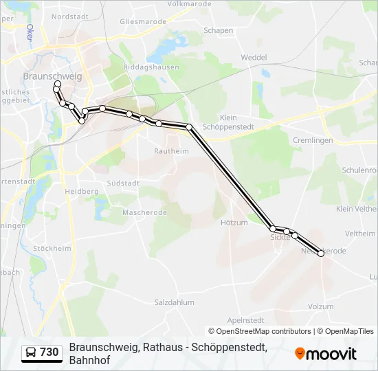 730  Line Map