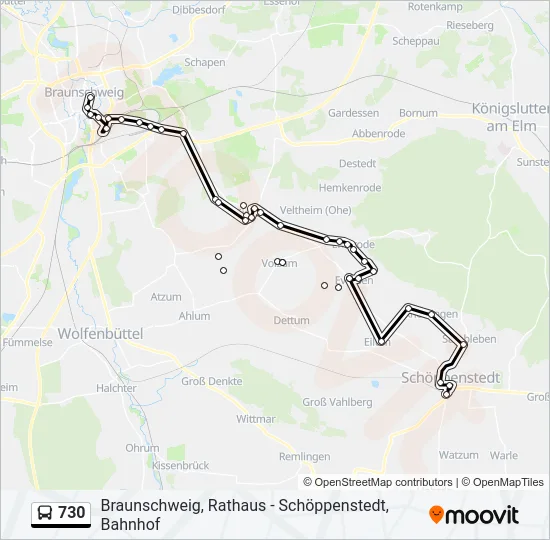 730  Line Map