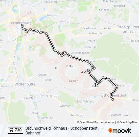730  Line Map