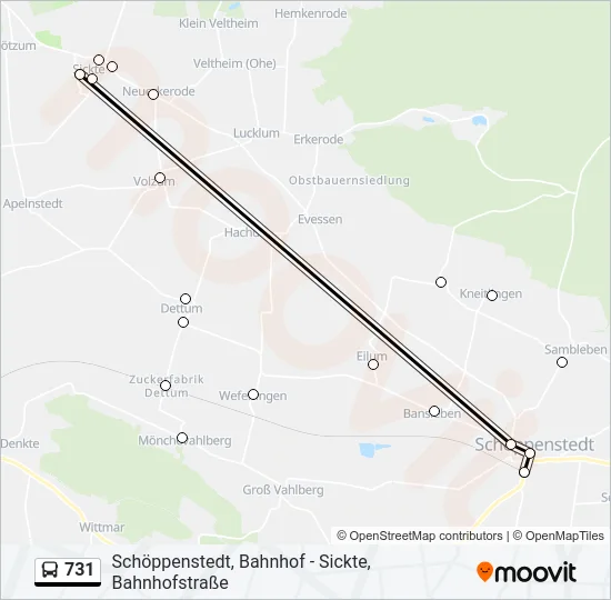 731  Line Map
