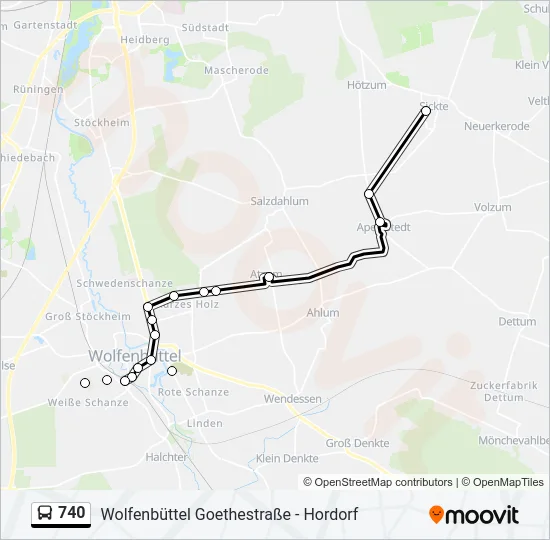 740  Line Map