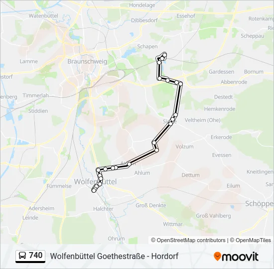 740  Line Map