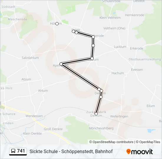 741  Line Map