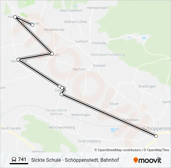 741  Line Map