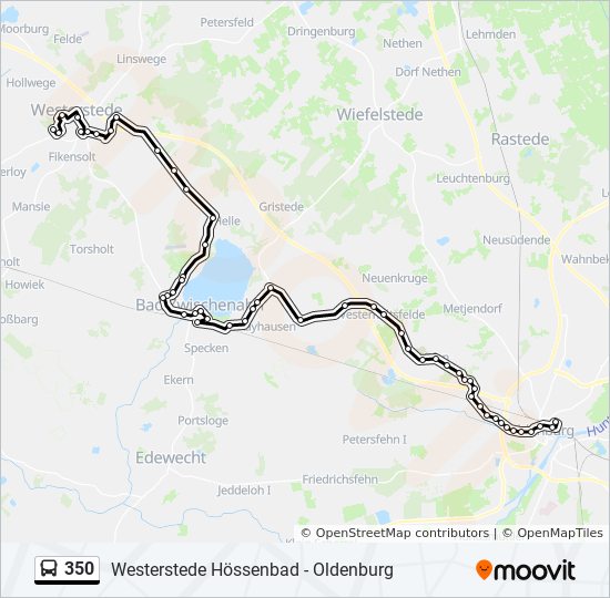 350 Route: Schedules, Stops & Maps - Oldenburg(Oldb) Zob (Updated)