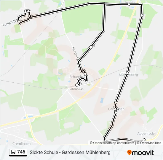 745  Line Map