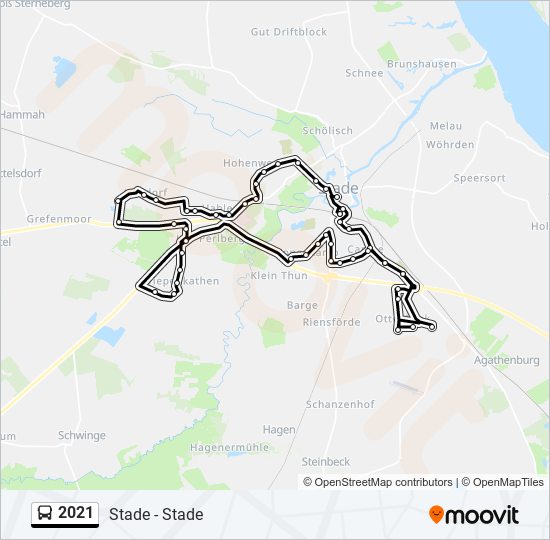 2021 bus Line Map