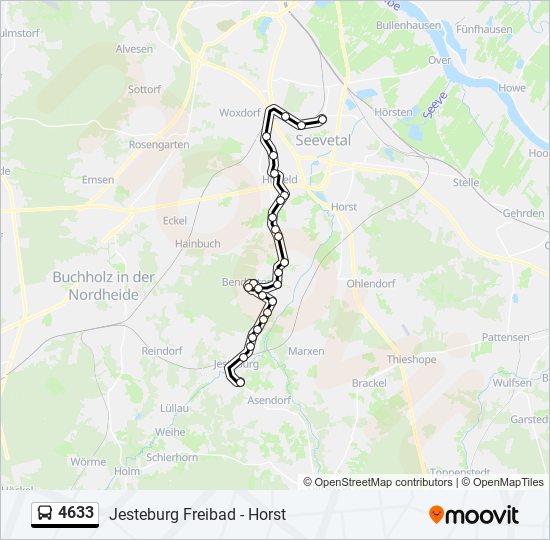 4633 bus Line Map