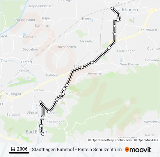 2006 Bus Line Map