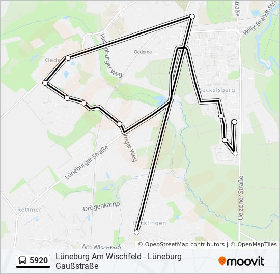 5920 bus Line Map