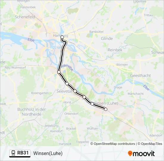 RB31 Train Line Map