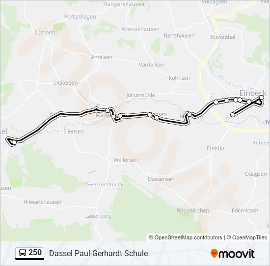 250 Route Schedules Stops Maps Dassel Paul Gerhardt Schule Updated 