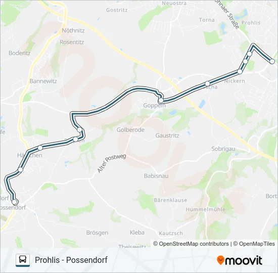 353 Bus Line Map