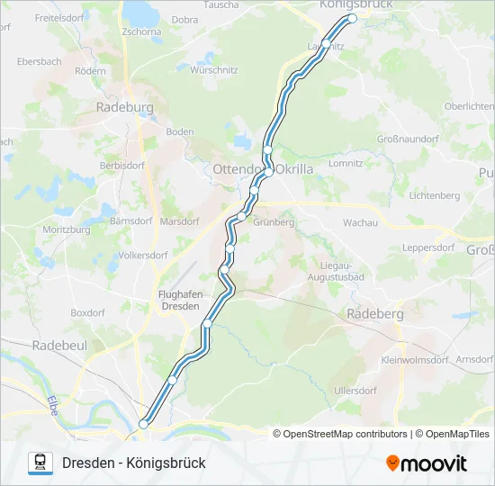 RB33 Train Line Map