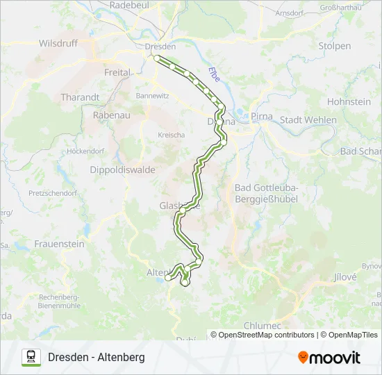 RE19 Train Line Map