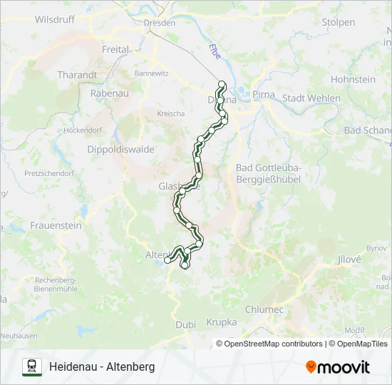 RB72 Train Line Map