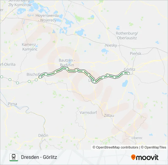 RB60 Train Line Map