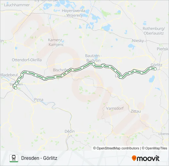 RB60 Train Line Map