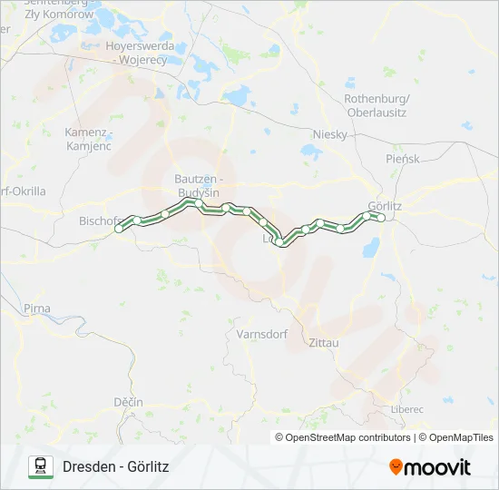 RB60 Train Line Map